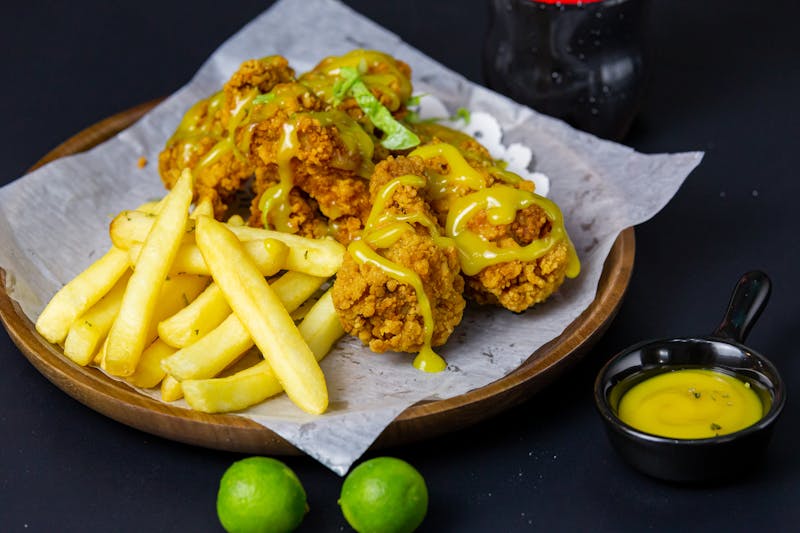 Honey Glazed Hot Chicken with sweet heat
