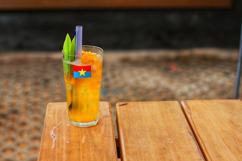 Freshly squeezed Spicy Mango Lemonade