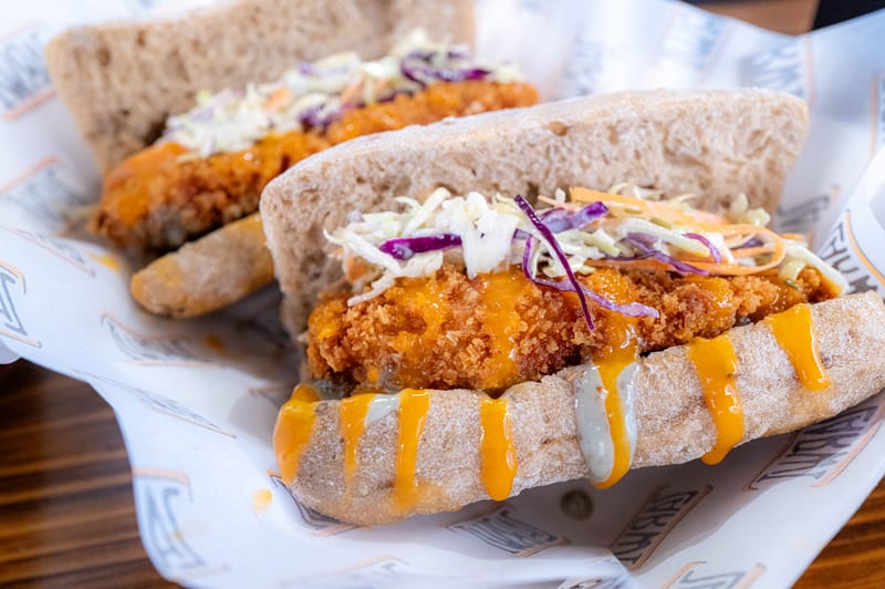 Classic Hot Chicken breast at Hangry Joe's